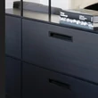 Kép 4/5 - Rujz Design matt fekete 203 mm bútorfogantyú u11.003
