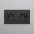 Kép 1/6 - Buster+Punch 2G dugalj, fekete / Schuko Type F / CSC-021985