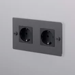 Kép 2/5 - Buster+Punch 2G dugalj, füstös bronz / Schuko Type F / CSC-091988