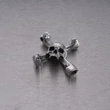 Kép 6/8 - Buster+Punch Skull Drum Key rozsdamentes acél koponya nyaklánc UTB-071827