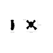 Kép 3/8 - Buster+Punch Skull Drum Key fém koponya nyaklánc UTB-071827