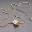 Kép 4/6 - Buster+Punch Skull arany koponya nyaklánc UNE-131830