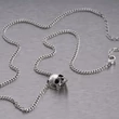 Kép 4/7 - Buster+Punch Skull ezüst koponya nyaklánc UNE-621831
