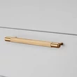 Kép 2/6 - Buster+Punch Cross PULL BAR szatén sárgaréz 260 mm medium bútorfogantyú UK-PB-H-260-BR-A