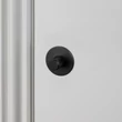 Kép 4/5 - Buster+Punch Cross fekete körrozettás kilincsgarnitúra WC alsó rozettával UK-LH-S-38-BL-A, UK-TT-38-BL-A
