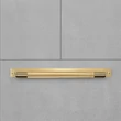 Kép 3/6 - Buster+Punch Cross PULL BAR / PLATE szatén sárgaréz medium 300 mm bútorfogantyú UK-PB-HP-260-BR-A