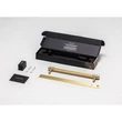 Kép 5/6 - Buster+Punch Cross PULL BAR / PLATE szatén sárgaréz medium 300 mm bútorfogantyú UK-PB-HP-260-BR-A