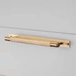 Kép 2/6 - Buster+Punch Cross PULL BAR / PLATE szatén sárgaréz small 200 mm bútorfogantyú UK-PB-HP-160-BR-A