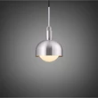 Kép 1/4 - Buster+Punch Forked Shade Globe Opal medium függőlámpa, rozsdamentes acél / E27 / RFP-833101