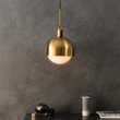 Kép 3/8 - Buster+Punch Forked Shade Globe Opal large függőlámpa, sárgaréz / E27 / RFP-813093