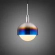 Kép 1/7 - Buster+Punch Linear Forked Shade Globe Opal large függőlámpa, égetett acél / E27 / RFP-893123