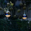 Kép 3/7 - Buster+Punch Linear Forked Shade Globe Opal large függőlámpa, égetett acél / E27 / RFP-893123