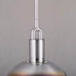 Kép 2/7 - Buster+Punch Linear Forked Shade Globe Opal large függőlámpa, égetett acél / E27 / RFP-893123