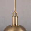 Kép 2/5 - Buster+Punch Forked Shade Globe Smoked medium függőlámpa, sárgaréz / E27 / RFP-813092