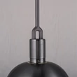 Kép 2/5 - Buster+Punch Forked Shade Globe Smoked medium függőlámpa, fegyverszürke / E27 / RFP-863112