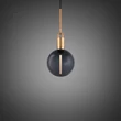 Kép 1/5 - Buster+Punch Forked Globe Smoked medium függőlámpa, sárgaréz / E27 / RFP-493099