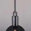 Kép 2/5 - Buster+Punch Forked Globe Smoked medium függőlámpa, fegyverszürke / E27 / RFP-883119