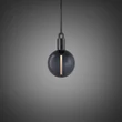Kép 1/5 - Buster+Punch Forked Globe Smoked medium függőlámpa, fegyverszürke / E27 / RFP-883119