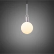 Kép 1/4 - Buster+Punch Forked Globe Opal medium függőlámpa, rozsdamentes acél / E27 / RFP-843107