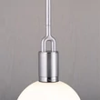 Kép 2/4 - Buster+Punch Forked Globe Opal medium függőlámpa, rozsdamentes acél / E27 / RFP-843107