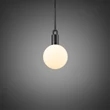 Kép 1/4 - Buster+Punch Forked Globe Opal medium függőlámpa, fegyverszürke / E27 / RFP-873117