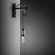 Kép 2/9 - Buster+Punch Hooked Wall Graphite falilámpa, rozsdamentes acél Cross / E27 / RHW-19334
