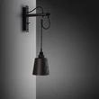 Kép 1/6 - Buster+Punch Hooked Wall Small Graphite falilámpa, füstös bronz Cross / E27 / RHW-20451