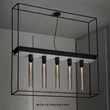 Kép 3/3 - Buster+Punch Cross Caged Ceiling 5.0 mennyezeti lámpa, fehér márvány / E27 / RCA-14268