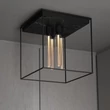 Kép 1/6 - Buster+Punch Caged Ceiling 4.0 mennyezeti lámpa, fekete márvány / E27 / RCA-02267