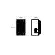 Kép 2/6 - Buster+Punch Caged Wall Medium lámpa, fekete márvány / E27 / RCA-02273