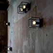 Kép 6/7 - Buster+Punch Caged Wall Small lámpa, fekete márvány / E27 / RCA-02275