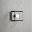 Kép 1/4 - Buster+Punch Cross Caged Small lámpa, fehér márvány / E27 / RCA-143388
