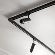 Kép 9/11 - Buster+Punch Exhaust Graphite Track sínrendszeres lámpa, égetett acél Linear / GU10 / REIG-684029