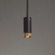 Kép 3/8 - Buster+Punch Exhaust Graphite Pendant függőlámpa, sárgaréz Linear / GU10 / REIG-183926