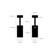 Kép 2/8 - Buster+Punch Exhaust Stone Spot lámpa, égetett acél Linear / GU10 / REIG-703969