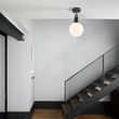 Kép 3/6 - Buster+Punch Linear Forked Ceiling Globe Opal medium mennyezeti lámpa, fegyverszürke / E27 / RFC-873153