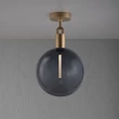 Kép 1/6 - Buster+Punch Forked Ceiling Globe Smoked large mennyezeti lámpa, szatén réz/ E27 / RFC-493136