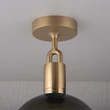 Kép 2/6 - Buster+Punch Forked Ceiling Globe Smoked medium mennyezeti lámpa, szatén réz/ E27 / RFC-493135