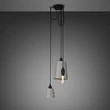 Kép 1/5 - Buster+Punch Hooked 3.0 Mix Stone csillár, füstös bronz Cross / E27 / 2m / RHK-24425