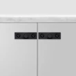 Kép 2/6 - Buster+Punch Linear fekete bútorgomb pár PLATE GFK-02323