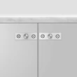 Kép 2/5 - Buster+Punch Linear szatén rozsdamentes acél bútorgomb pár PLATE GFK-07320