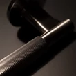 Kép 4/6 - Buster+Punch Linear szatén fekete körrozettás kilincsgarnitúra alsó rozetta nélkül RLH-481032