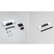 Kép 3/5 - Buster+Punch Linear plate fekete small 190/125 mm bútorfogantyú GPB-02303