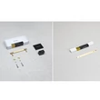 Kép 4/6 - Buster+Punch Linear plate szatén sárgaréz small 190/125 mm bútorfogantyú GPB-05301