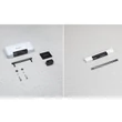 Kép 6/7 - Buster+Punch Linear plate fegyverszürke small 190/125 mm bútorfogantyú GPB-35304