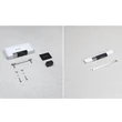 Kép 5/6 - Buster+Punch Linear plate szatén rozsdamentes acél small 190/125 mm bútorfogantyú GPB-07300