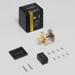 Kép 3/4 - Buster+Punch Cross fekete WC kör alakú alsórozetta UK-TT-38-BL-A