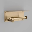 Kép 3/7 - Buster+Punch Cast Toilet Roll Holder-Shelf - Wc-papír tartó, polccal szatén réz UTA-052158