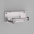 Kép 2/6 - Buster+Punch Cast Toilet Roll Holder-Shelf - Wc-papír tartó, polccal szatén rozsdamentes acél UTA-054319