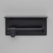 Kép 3/5 - Buster+Punch Cast Toilet Roll Holder-Shelf - Wc-papír tartó, polccal fekete UTA-484321